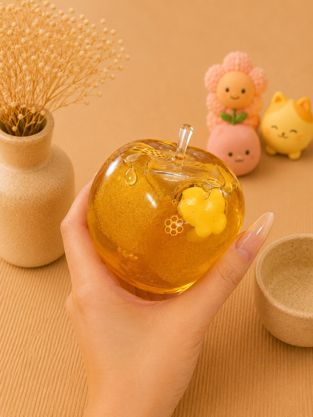 🍯 Apple Honeycomb Jelly Squishy™ – The Ultimate Jiggly Stress Reliever