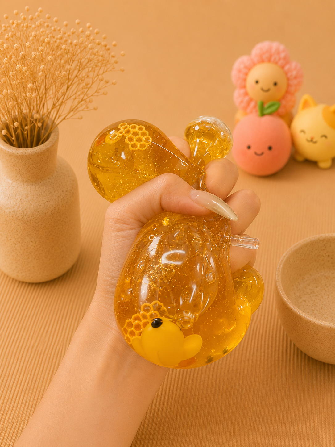 🍯 Apple Honeycomb Jelly Squishy™ – The Ultimate Jiggly Stress Reliever